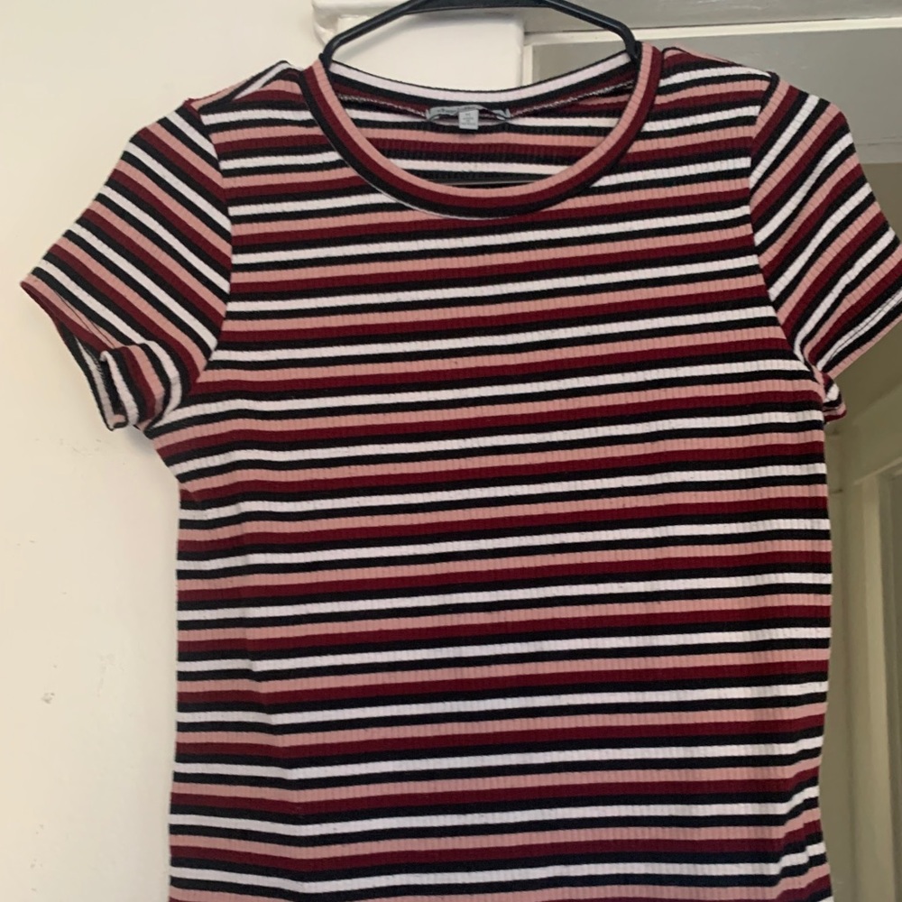 Striped Crop Top